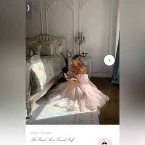BNWOT Selkie 3x The Peach Skin French Puff